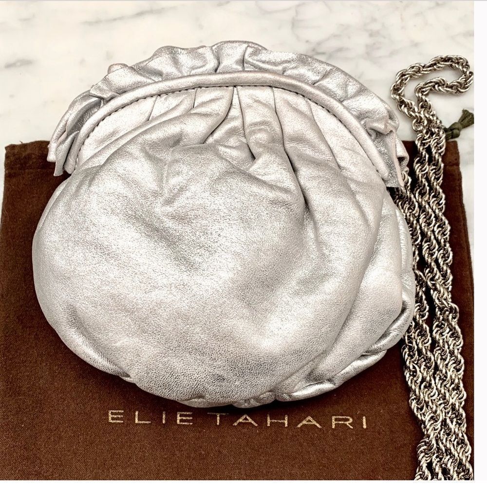 *Elie Tahari* Silver Evening Bag